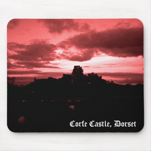 Corfe Castle Mouse Mat (Front)