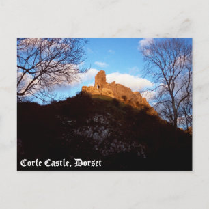Corfe Castle Postcard