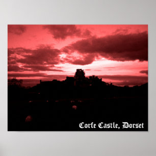 Corfe Castle Poster