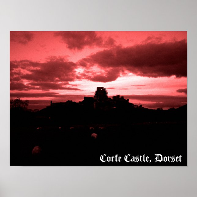 Corfe Castle Poster (Front)