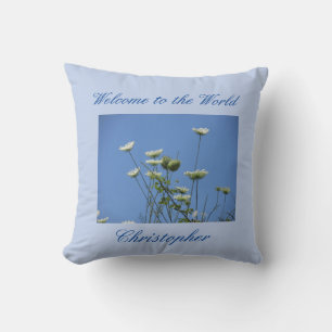Corfu Cream Wildflowers Nursery Cushion