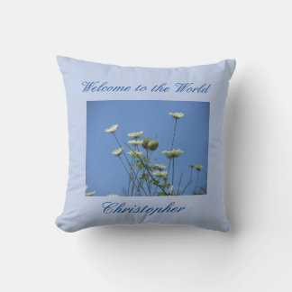 Corfu Cream Wildflowers Nursery Cushion