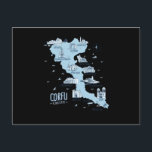 Corfu Greece Corfu Postcard<br><div class="desc">You are Greek or a Greece fan on vacation. Then this Greek saying design is just right for every Greek vacationer. Ideal gift for Christmas,  birthday and for friends.</div>