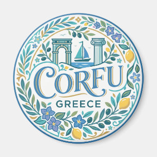Corfu Greece Magnet