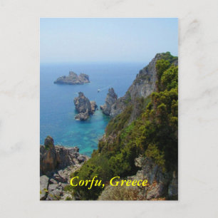 Corfu, Greece Postcard