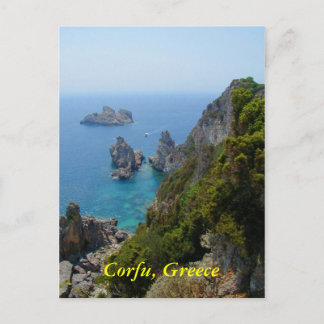 Corfu, Greece Postcard