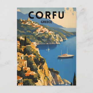 Corfu Greece Postcard