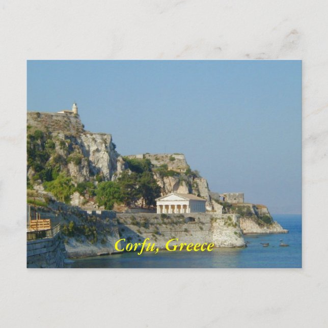 Corfu, Greece Postcard (Front)