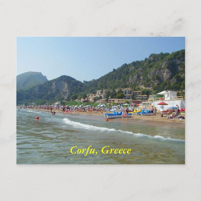 Corfu, Greece Postcard (Front)