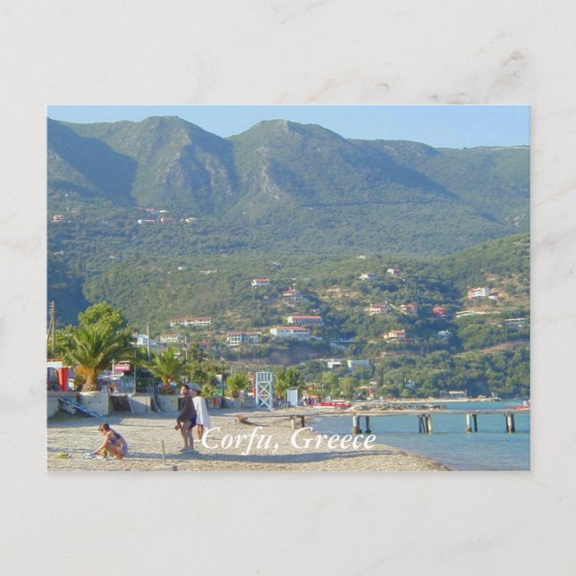 Corfu, Greece Postcard (Front)