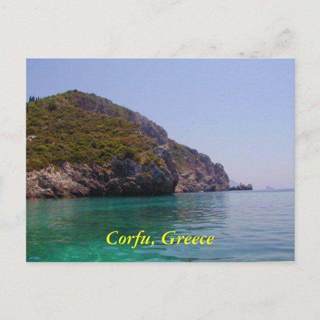 Corfu, Greece Postcard (Front)