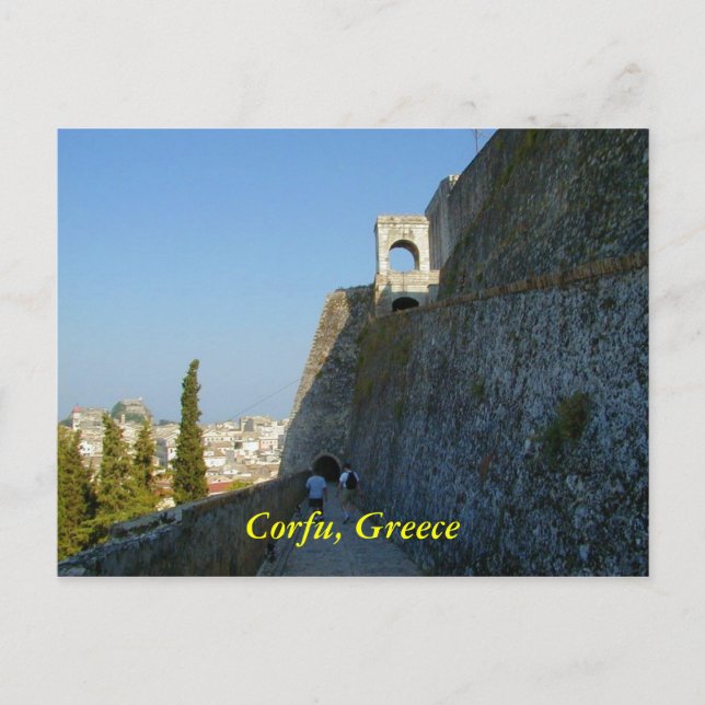 Corfu, Greece Postcard (Front)