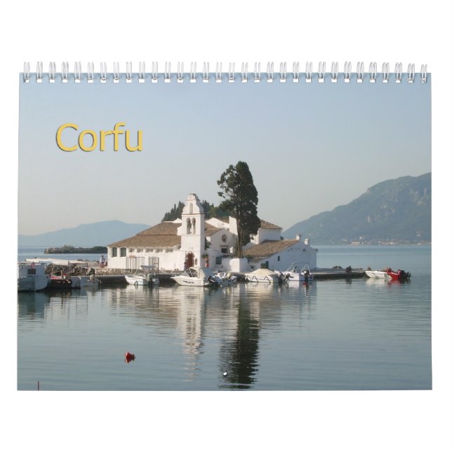CORFU, GREECE Wall Calendar (Cover)