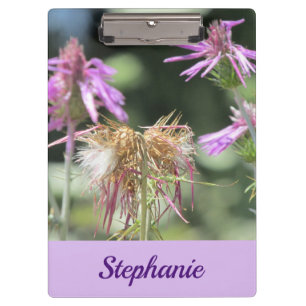 Corfu Lilac Wildflowers Clipboard