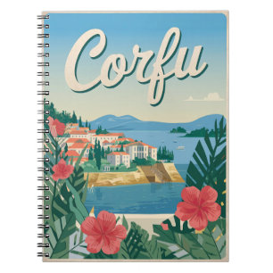 Corfu vintage notebook