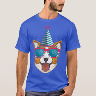 Corgi 4th of July American Puppy USA Dog Corgi Lov T-Shirt
