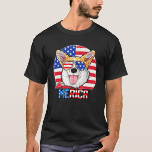 Corgi 4th Of July Merica Men Women Usa American F T-Shirt
