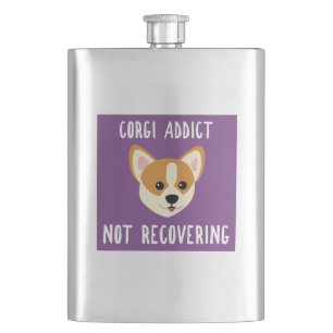 Corgi Addict Not Recovering Hip Flask