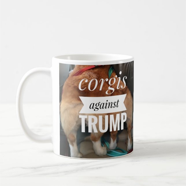corgi against mug (Left)