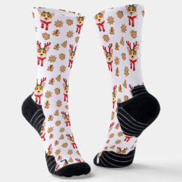 Corgi and Cookies Christmas Socks