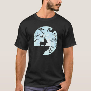 Corgi And Moon Halloween T Corgi Dog Corgi Moon T-Shirt