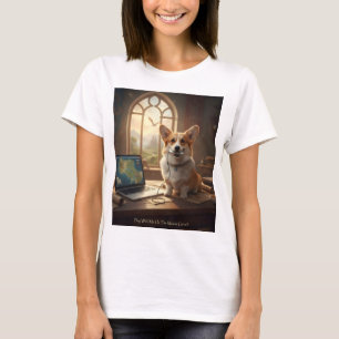 Corgi and Mouse T-Shirt