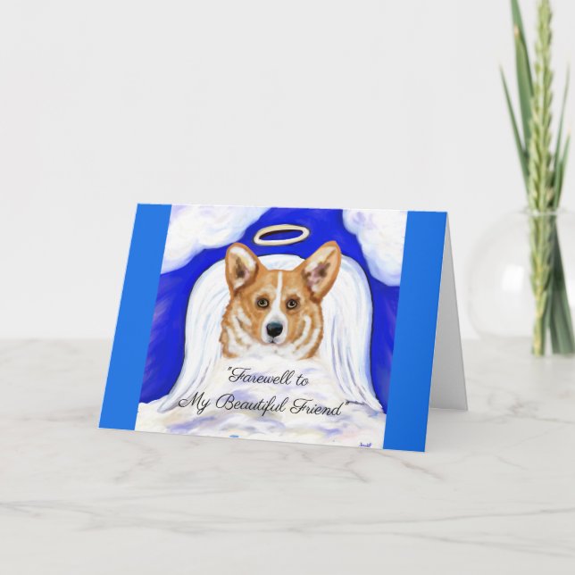 Corgi Angel Card (Front)