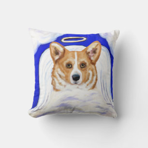 Corgi Angel Cushion