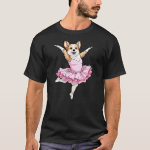 Corgi Ballerina Funny Dog Ballet T-Shirt