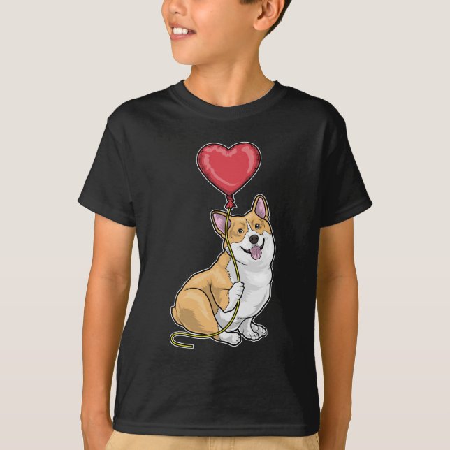 Corgi Balloon T-Shirt (Front)