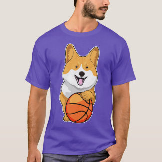 Corgi Basketball player Basketball T-Shirt