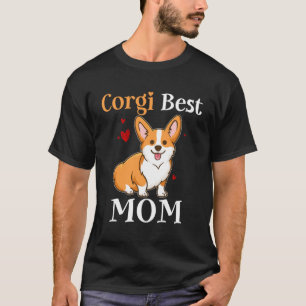 Corgi Best Mom Hearts Dog For Mother S Day T-Shirt