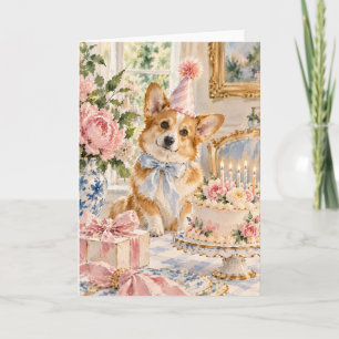 Corgi Birthday Card