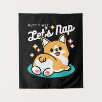 Corgi Butt and Nap Vibes – Cute Sleeping Dog