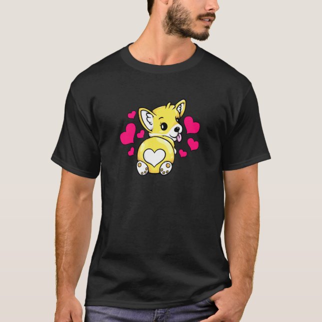 Corgi Butt Corgi Bum T-Shirt (Front)