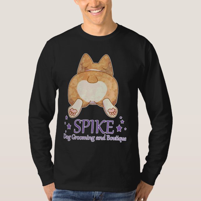 Corgi Butt Grooming T-Shirt (Front)