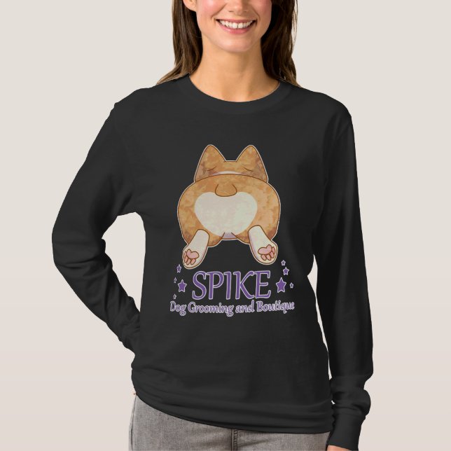 Corgi Butt Grooming T-Shirt (Front)