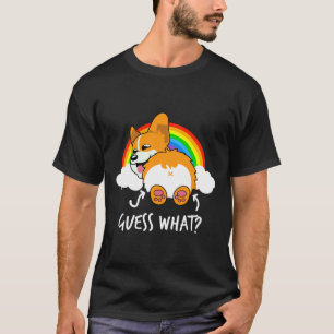 Corgi Butt Guess What Funny T-Shirt