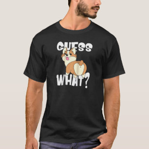 Corgi Butts For Dog Guess What Corgi Butt Raglan T-Shirt