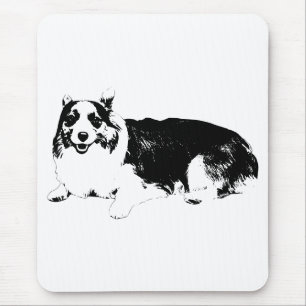 Corgi Calm For Focus Mouse Mat
