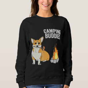 Corgi Camping Buddies Dog Camper Sweatshirt