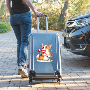 Corgi Candy Cane Joy