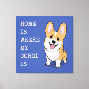 Corgi Canvas Print