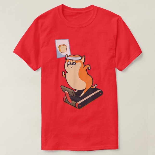 Corgi cardio  T-Shirt (Design Front)