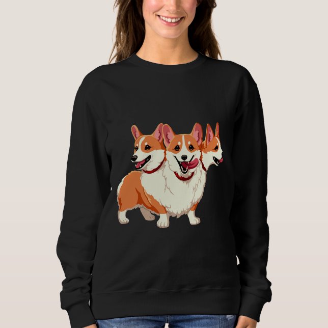 Corgi Cerberus Sweatshirt (Front)