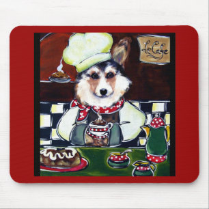 Corgi Chef Mouse Mat