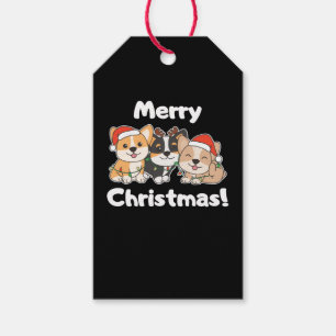 Corgi Christmas Animals Cute Dogs Merry Christmas Gift Tags