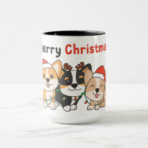 Corgi Christmas Animals Cute Dogs Merry Christmas Mug