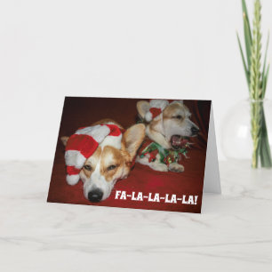 Corgi Christmas Card