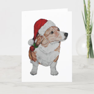 Corgi Christmas Card